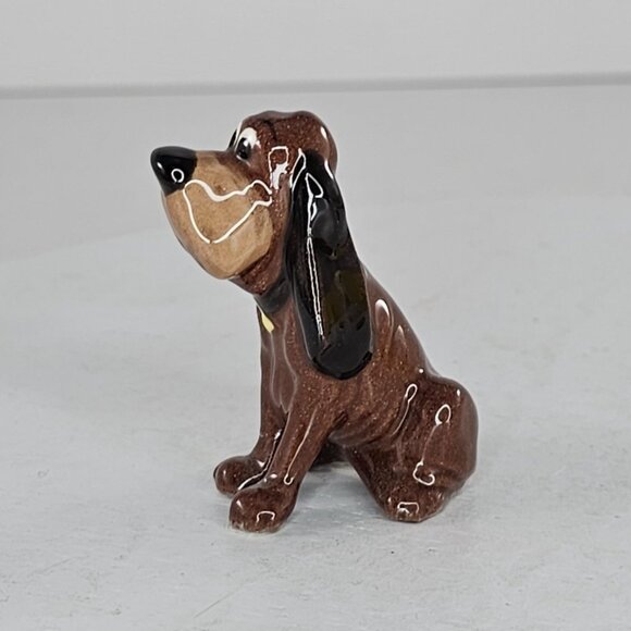 Hagen Renaker DIsney Trusty Lady And The Tramp Bloodhound Figurine *Repaired - Picture 4 of 9